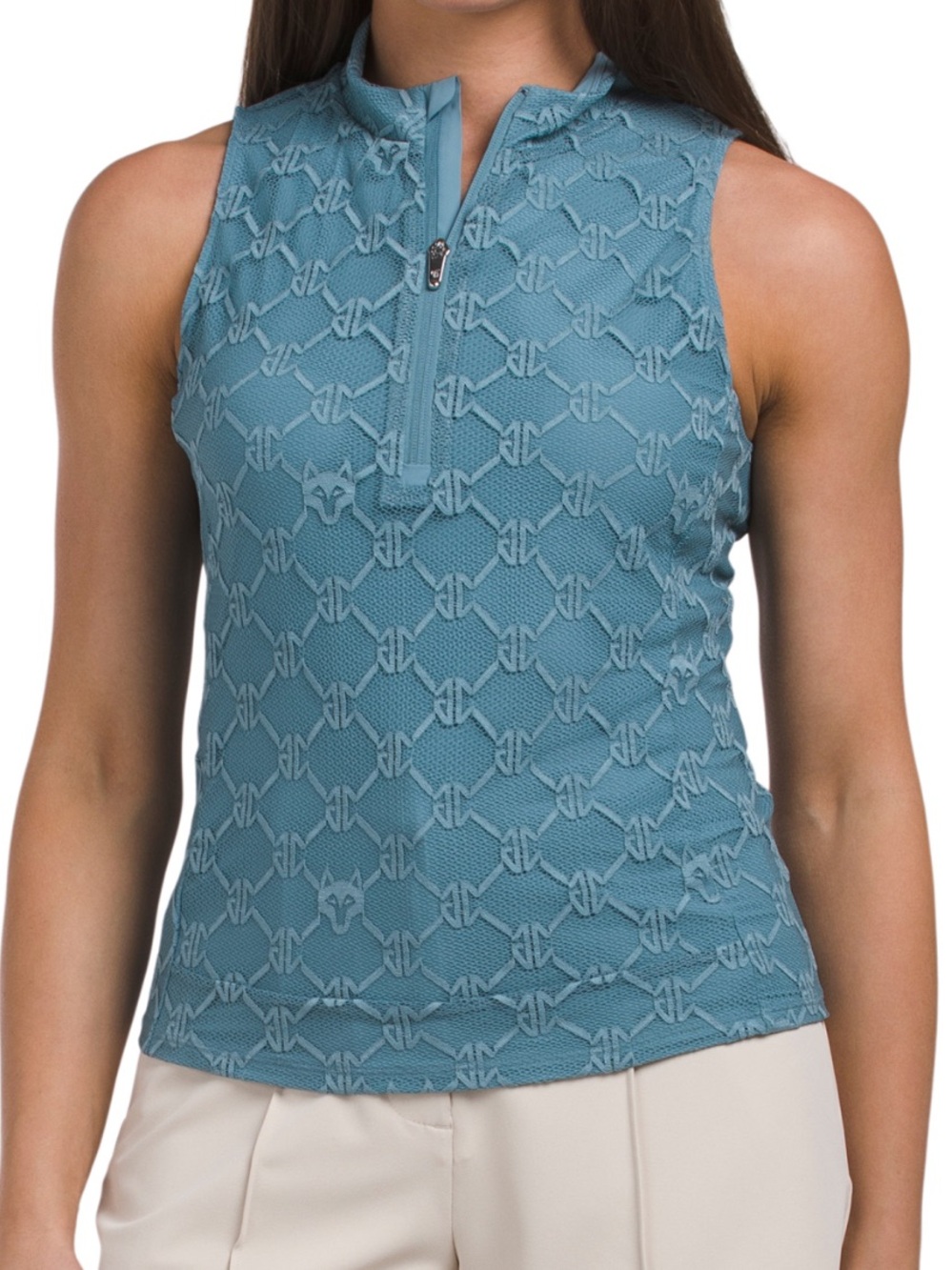 Greyson Sleeveless Quarter Zip Top Activewear